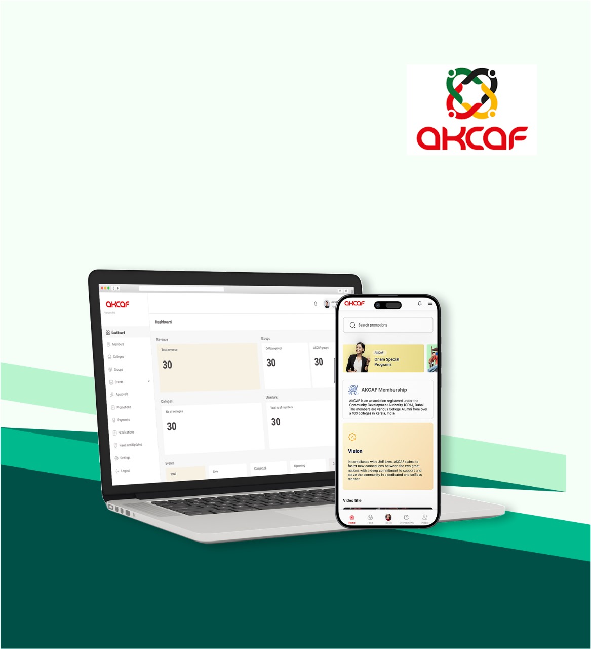 AKCAF site preview